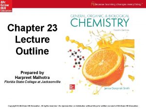 Chapter 23 Lecture Outline Prepared by Harpreet Malhotra