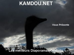 KAMDOU NET Vous Prsente Les meilleurs Diaporamas Gratuits