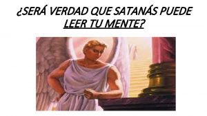 SER VERDAD QUE SATANS PUEDE LEER TU MENTE