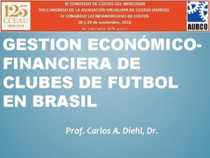 GESTION ECONMICOFINANCIERA DE CLUBES DE FUTBOL EN BRASIL