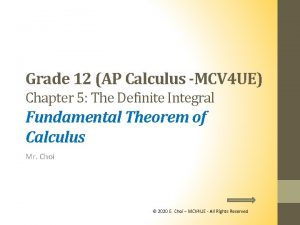 Grade 12 AP Calculus MCV 4 UE Chapter