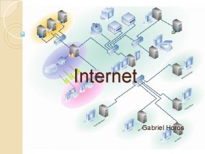 Internet Gabriel Horos Internet celosvetov sie vzjomne prepojench