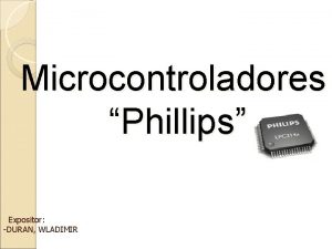 Microcontroladores philips