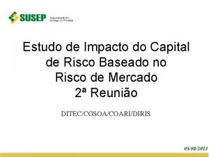 Estudo de Impacto do Capital de Risco Baseado