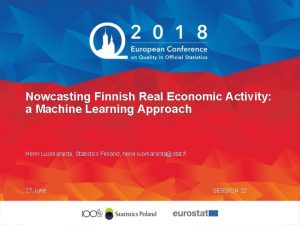 Nowcasting Finnish Real Economic Activity a Machine Learning