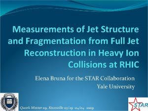 Measurements of Jet Structure and Fragmentation from Full