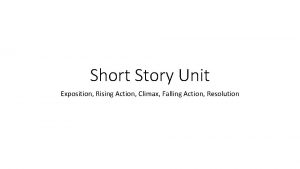 Short story with exposition