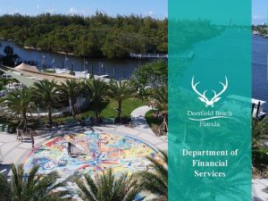 City of Deerfield Beach Florida Department of Financial