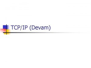 TCPIP Devam Alt A Maskesi Subnet Mask Adaki