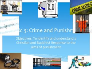 Topic 3 Crime and Punishment Objectives To identify