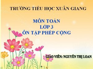 TRNG TIU HC XU N GIANG MN TON