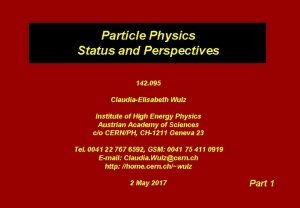 Physics standard model