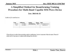 January 2013 doc IEEE 802 11 130178 r