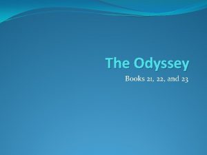 The Odyssey Books 21 22 and 23 Page