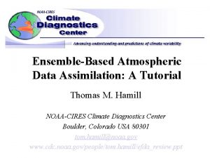 Data assimilation tutorial