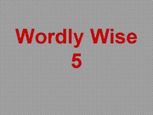 Wordly Wise 5 1 adequate Enough sufficient 2