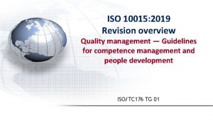 Iso 10015:2019