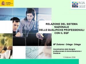 RELAZIONE DEL SISTEMA NAZIONALE DELLE QUALIFICHE PROFESSIONALI CON