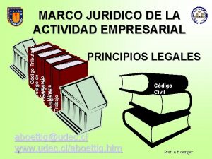 PRINCIPIOS LEGALES Minera Cdigo del Trabajo Cdigo Tributario