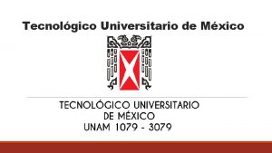 Tecnolgico Universitario de Mxico Equipo 2 PROFESOR ASIGNATURA