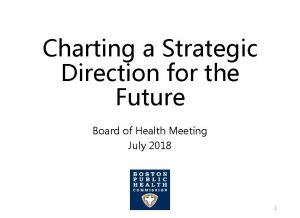 Charting a Strategic Direction for the Future Board