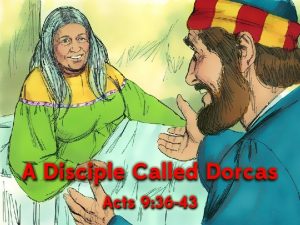 Dorcas in the book of acts