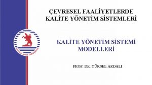 EVRESEL FAALYETLERDE KALTE YNETM SSTEMLER KALTE YNETM SSTEM