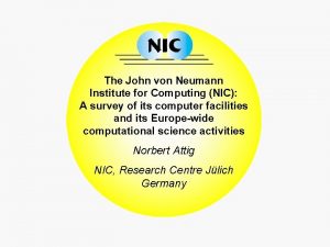 John von neumann institute