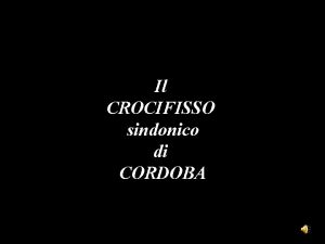 Crocifisso sindonico