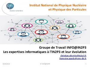 Institut National de Physique Nuclaire et Physique des