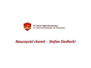 Nauczyciel chemii Stefan Siedlecki Badanie ciepa rozpuszczania substancji