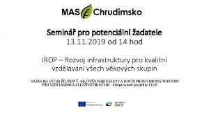 Semin pro potenciln adatele 13 11 2019 od