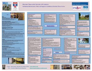 Electronic Theses at the University of St Andrews