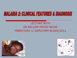 LECTURE WITH DR BALSAM MAHDI NASIR MBBSYEAR 1