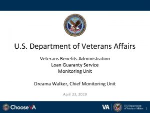 U S Department of Veterans Affairs Veterans Benefits