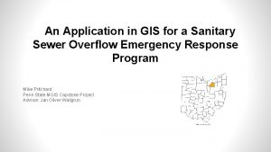 An Application in GIS for a Sanitary Sewer