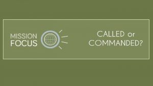 Called or Commanded Acts 13 1 4 We