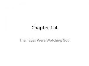 Chapter 4 their eyes were watching god summary
