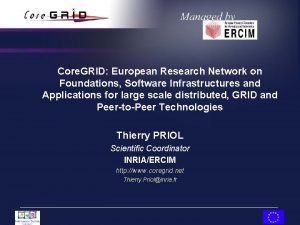 Core GRID European Research Network on Foundations Software