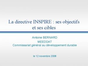 Directive inspire