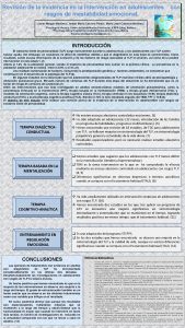 Revisin de la evidencia en la intervencin en