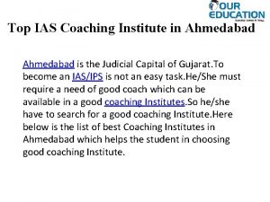 Best ias coaching in ahmedabad