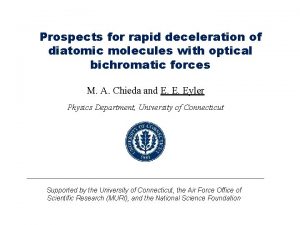 Prospects for rapid deceleration of diatomic molecules with