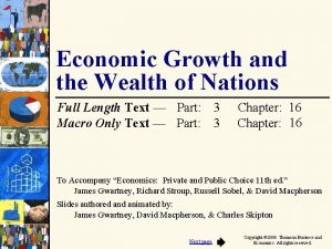 Economic Growth and the Wealth of Nations Full