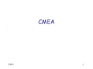 CMEA 1 CMEA Cellular Message Encryption Algorithm q