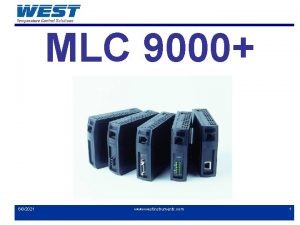 MLC 9000 682021 www westinstruments com 1 VISIN