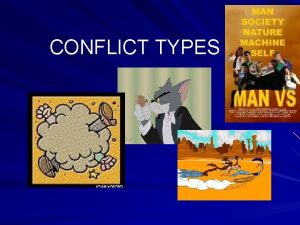 CONFLICT TYPES Before Conflict Protagonist Main Character the