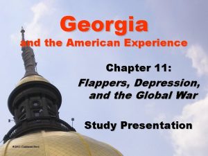 Georgia and the American Experience Chapter 11 Flappers