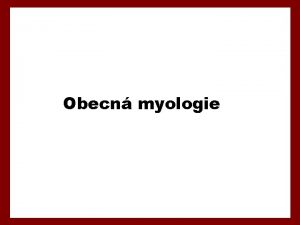 Obecn myologie Obecn stavba svalu caput venter cauda