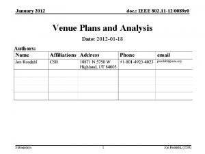 January 2012 doc IEEE 802 11 120089 r